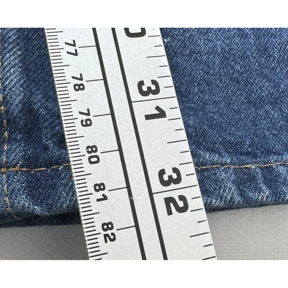 Carhartt Men's Blue Jeans Size 48x32 Relaxed Fit Big And Tall Jeans